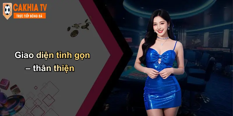 Trang chủ 116 Giao diện tinh gọn – thân thiện