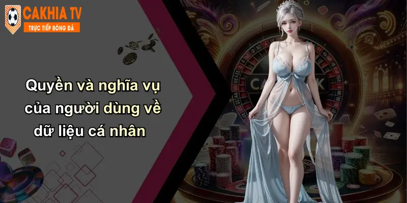 Quyền và nghĩa vụ của người dùng về dữ liệu cá nhân