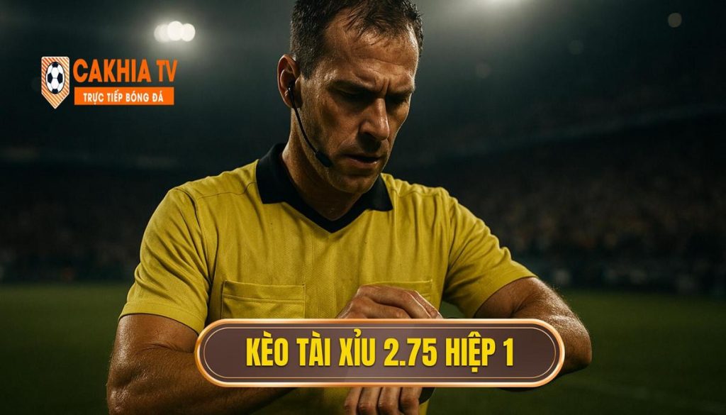 Kèo tài xỉu 2.75 hiệp 1