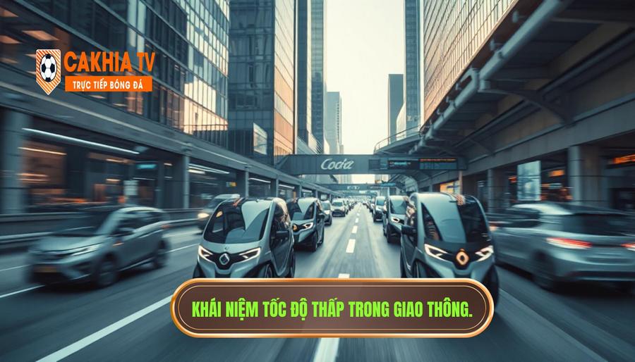 Hiểu đúng về khái niệm "tốc độ thấp" trong giao thông hiện đại