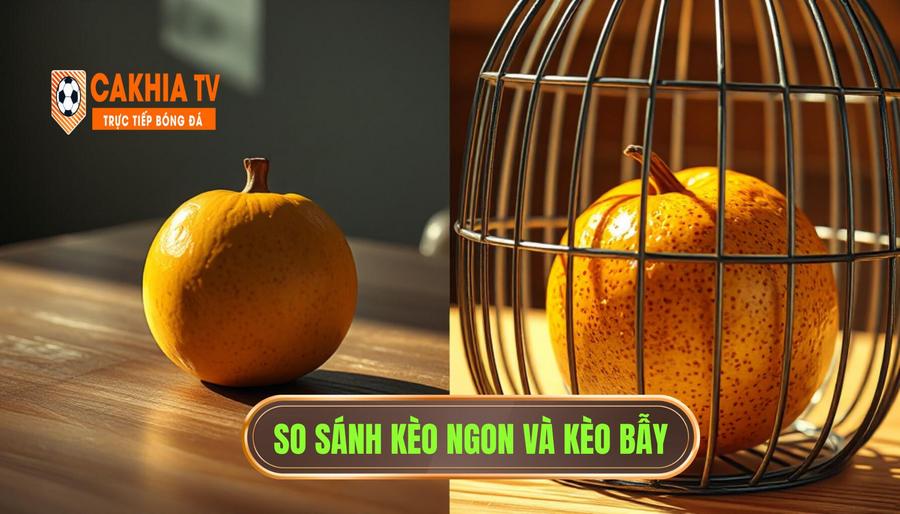 Bảng so sánh giữa Kèo Ngon Thực Sự và Kèo Bẫy